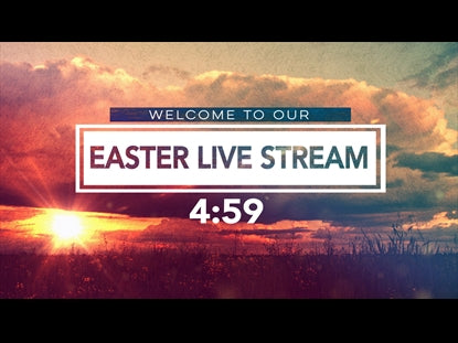 Easter Clouds Live Stream Countdown