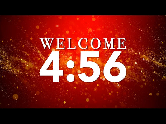 Golden Red Particles Countdown