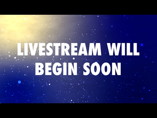 Livestream - Abstract Particles On Blue