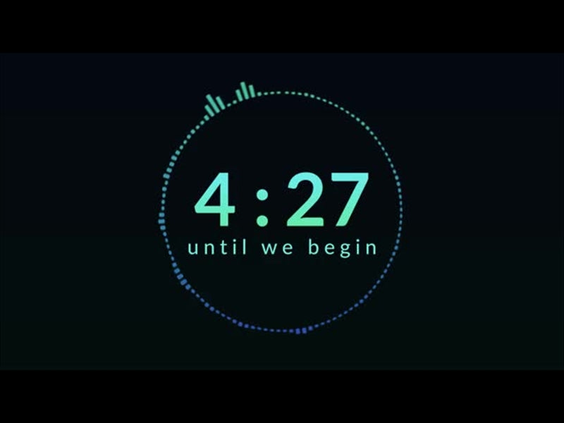 Audio Spectrum Countdown