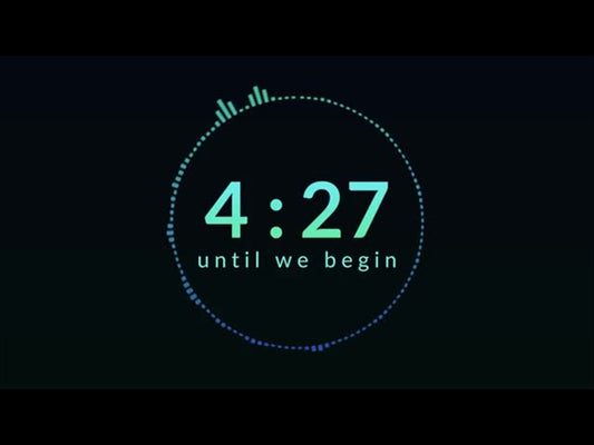 Audio Spectrum Countdown