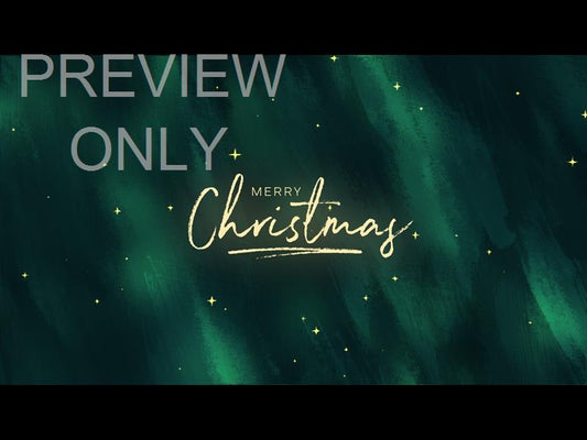 Paint Canvas Merry Christmas Still