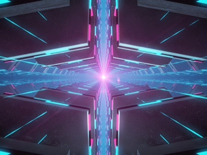 Chromatic Tunnel Pink Blue