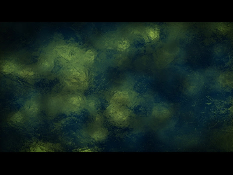 Stained Glass Blue Green