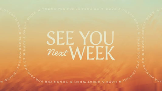 Solar Patterns See You Next Week