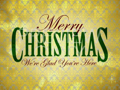 Classic Holiday Christmas Gold Still