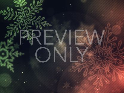 Christmas Glow Snowflakes Red Green