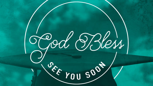 Congratulations Graduates Closing Blue