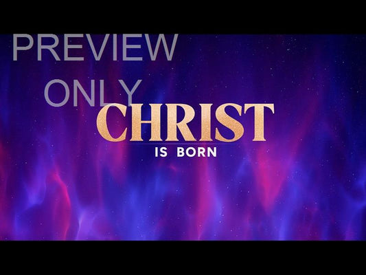Christmas Wonder Christ Is Born Still