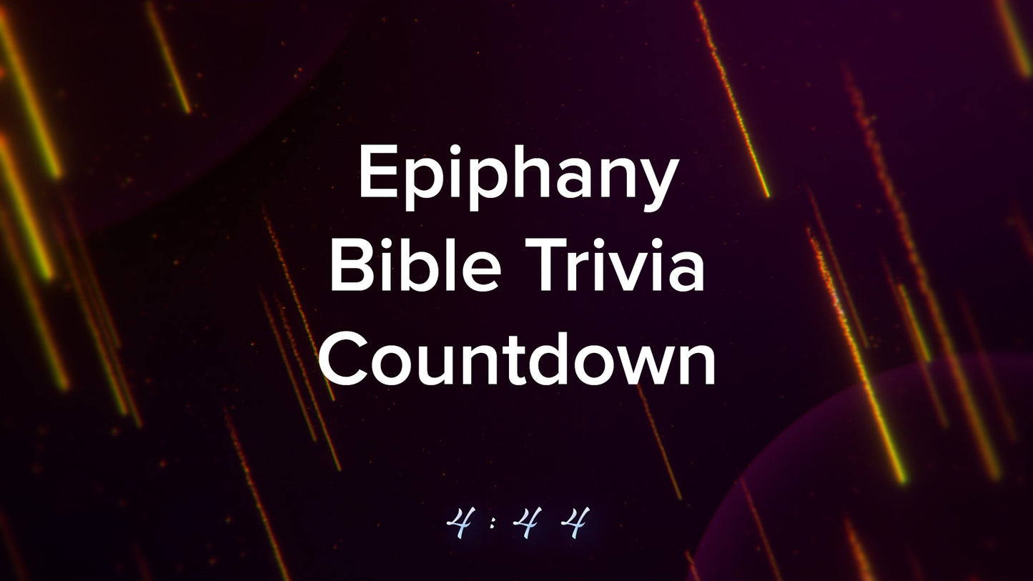 Epiphany Streaks: Trivia Countdown