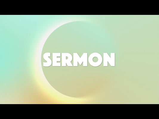 Abstract Modern Blue Orange Sermon Motion