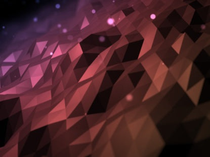 Fractal Flood Pink Orange