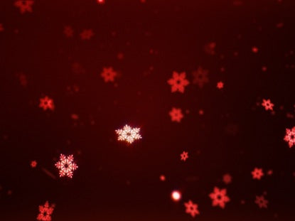 Snowflakes Red
