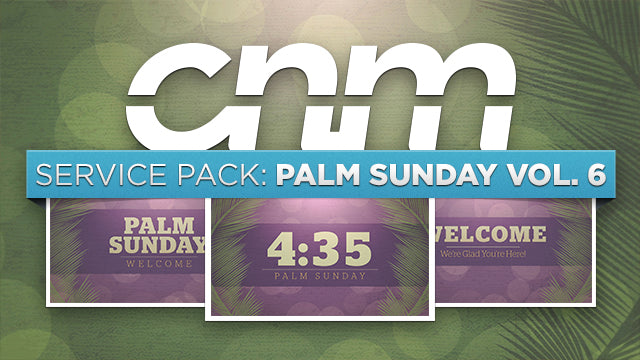Service Pack:Palm Sunday Volume 06