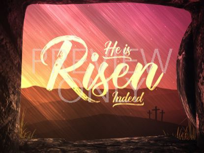 Vivid Fibers He Is Risen