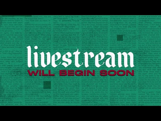 Words From The Cross: Livestream