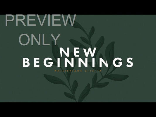 New Beginnings Title Still