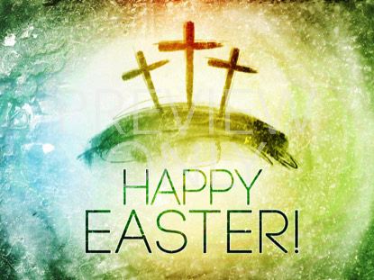 Colorful Crosses Easter