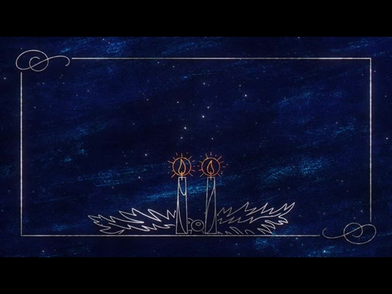 Star Of Wonder 2 Candles Blue