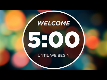 Five Minute Countdown - Abstract Floating Circles