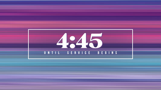 Sunset Gradient Countdown