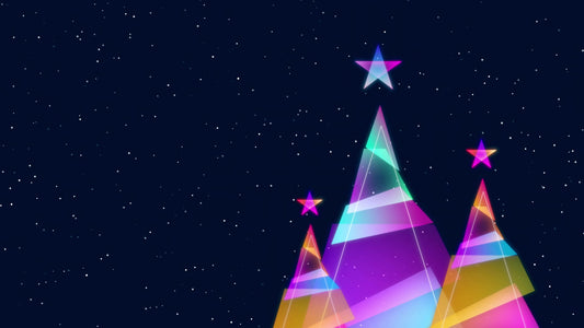 Retro Christmas Dark Still