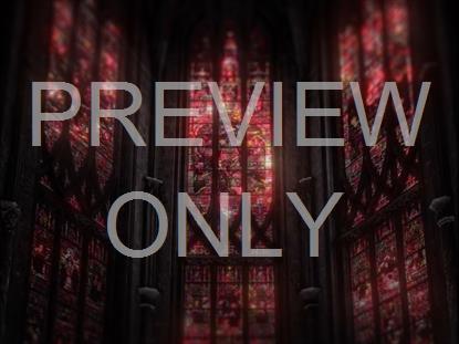 Towering Stained Glass Windows Red