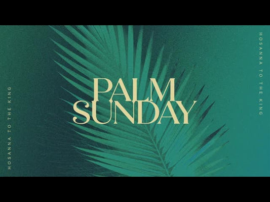Easter Colors Palm Sunday Title