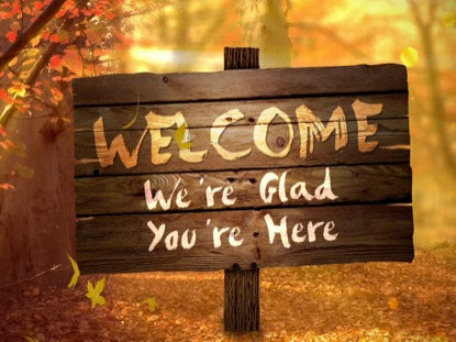 Fall Forest Welcome