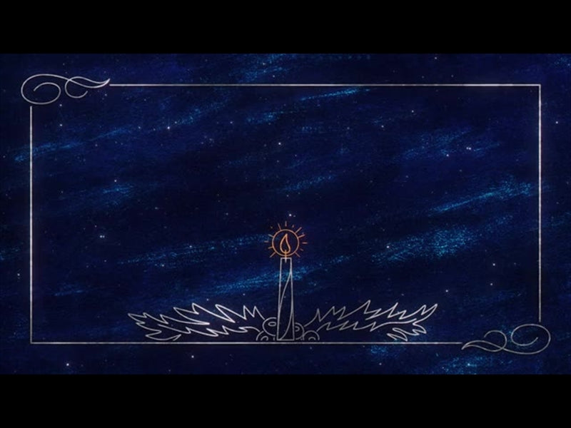 Star Of Wonder Candle Blue