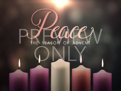 Advent Candles Peace