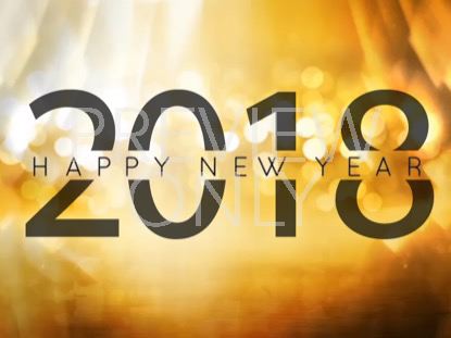 Golden New Year 2018 Still