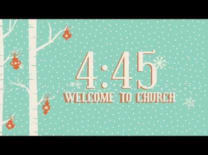 Vintage Winter Forest Countdown