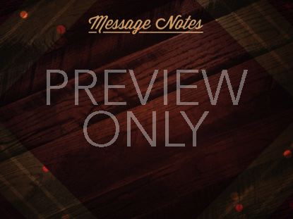 Rustic Wood Message Notes