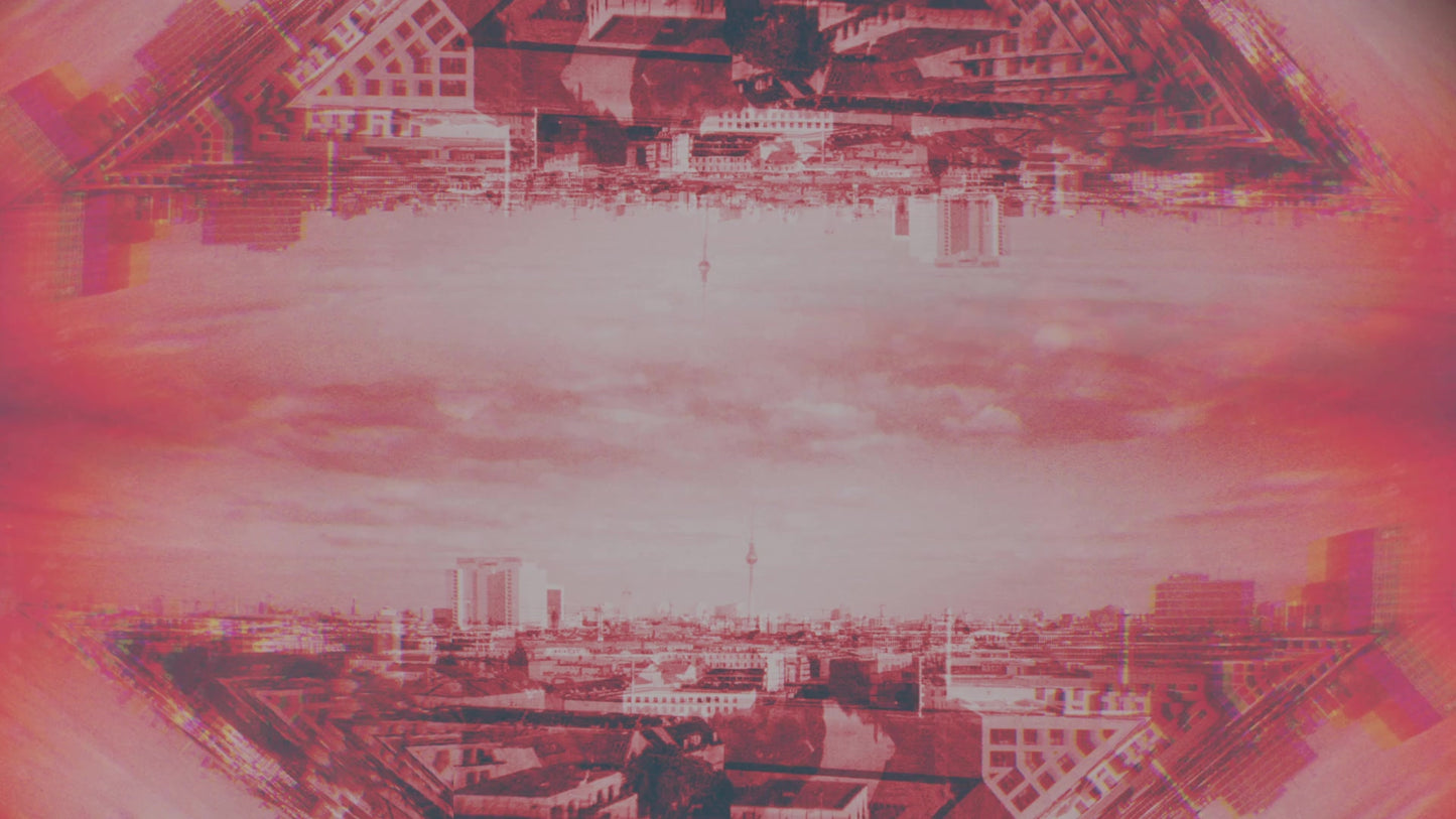 Cityscapes Rust Mirror