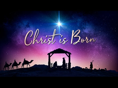 Christmas Night Nativity Christ Is Born