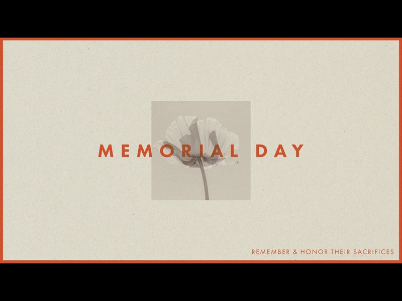 Memorial Day Title