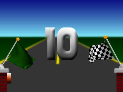 Race Flags 10 Second Countdown