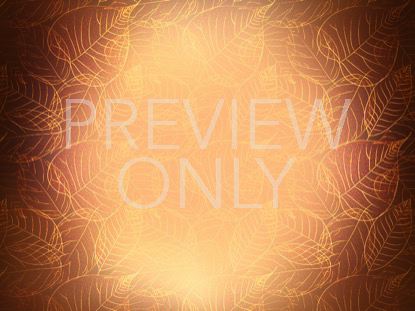 Gold Leaves Amber Still