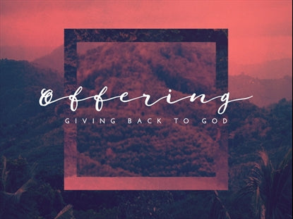 Creation Sings Offering Motion