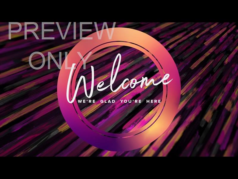 Maundy Thursday Color Brush Welcome Still