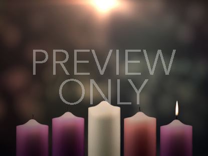 Advent Candles Hope Week 1