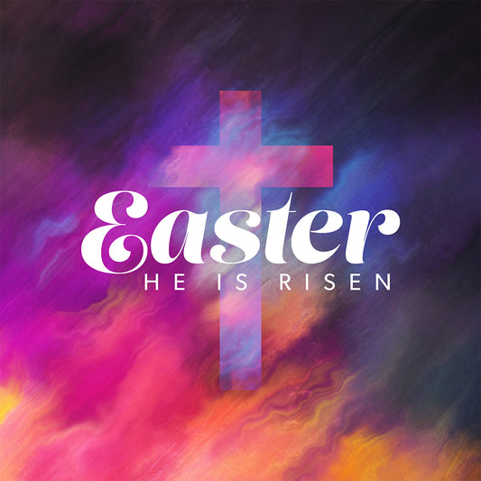 Easter Paint Social Graphic He Is Risen