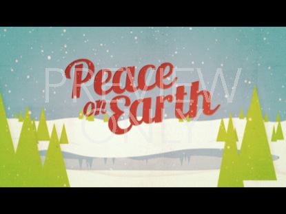 Christmas Welcome Peace On Earth Still