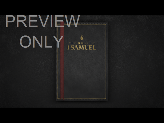 1 Samuel - Book Center Black Still