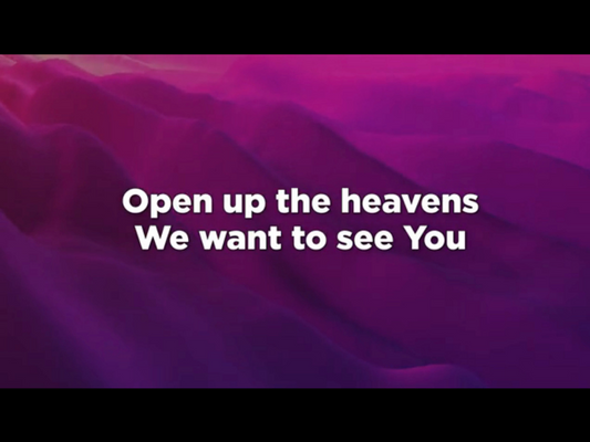 Open Up The Heavens