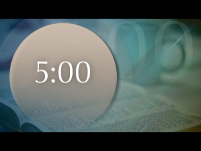 National Prayer Bible Blue Countdown