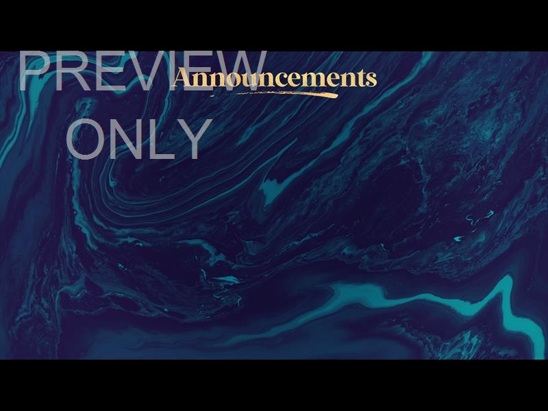 Acrylic Announcements