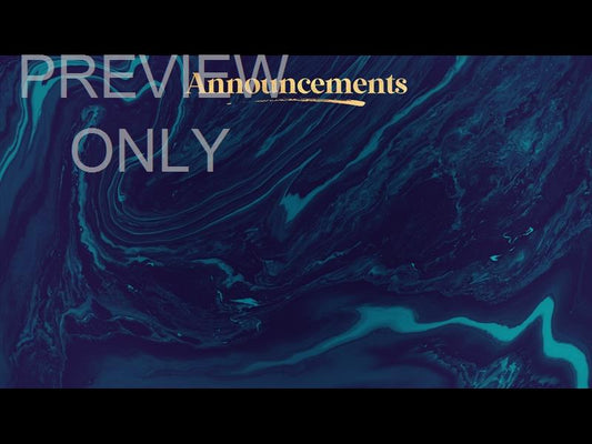 Acrylic Announcements