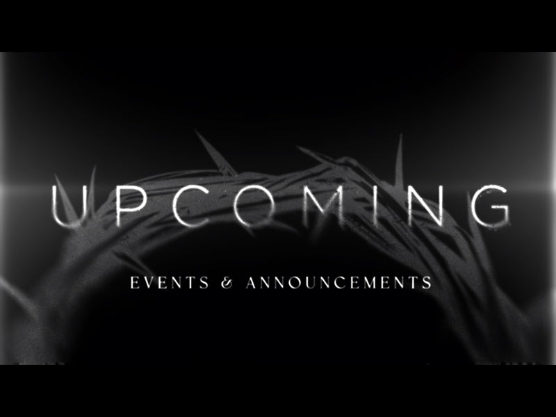 Crown Of Thorns Upcoming